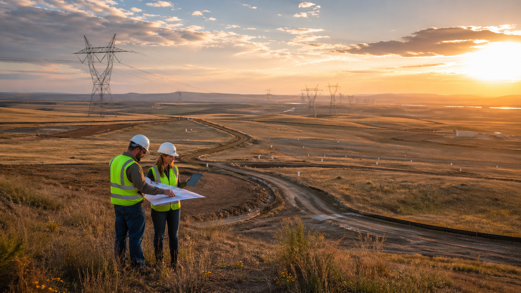 Industrial energy land procurement